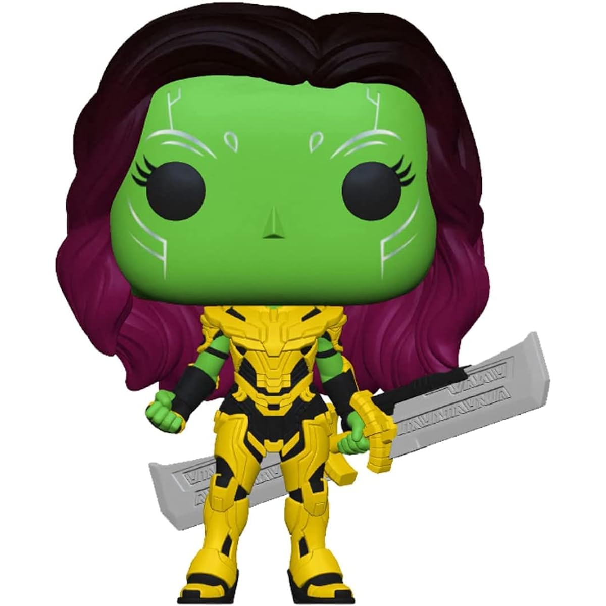 POP Marvel: What If? - Gamora with Blade of Thanos Funko Pop! Vinyl Figure (Includes Compatible Pop Box Protector Case), 3.75"