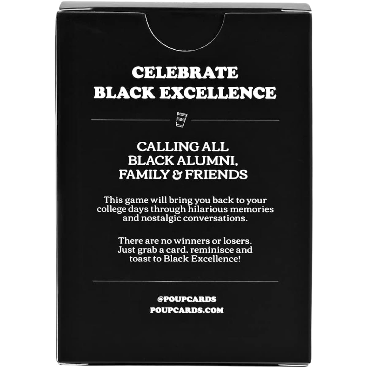 PO' UP! Card Game - The ultimate party game for Black graduates from HBCUs to PWIs | Perfect for graduations, Greek picnics, parties, family gatherings and birthdays
