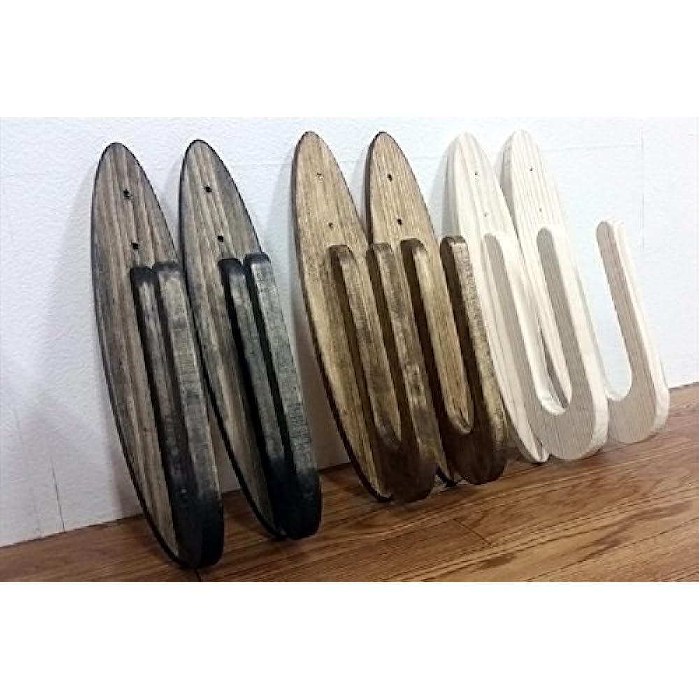 AquaRideo "Decorate your favorites!" Wooden Board Rack Parallel Brown