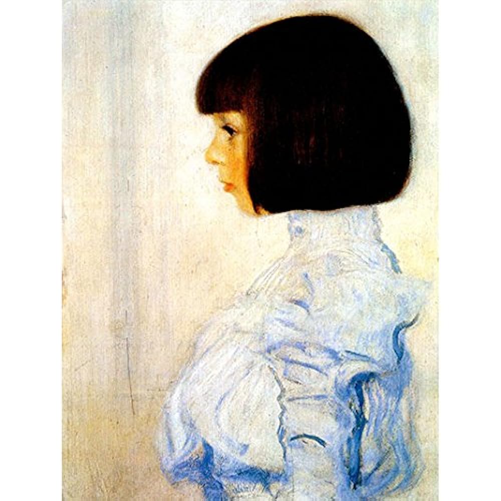 Gustav Klimt [World Famous Paintings Collection] "Portrait of Helene Klimt" Reproduction Figure Painting Female Painting Portrait Vienna Secession Helene Helena Helen Bobbed Girl Girl Turn of the Century Art [Reproduction Painting] [B4342]