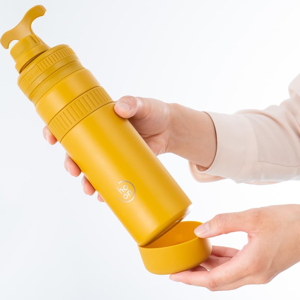 [Orgo] Grab Flask 500ml GF-50 Sports Bottle Stainless Steel (Navy)