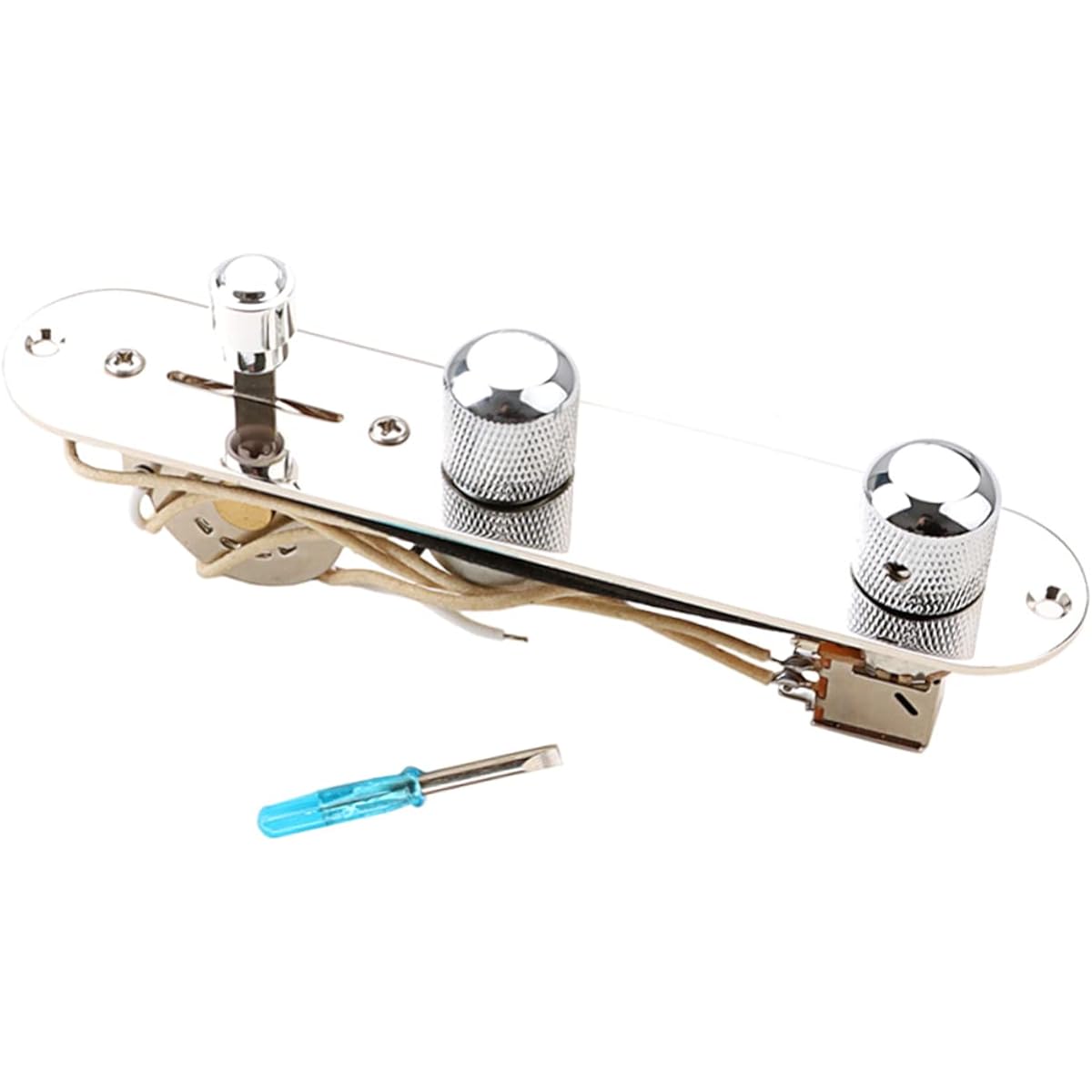 VICASKY 3 Pieces Iron Line Metal Guitar Pickup Wire Harness Guitar Potentiometer Harness Guitar Accessories Guitar Parts Loaded Control Plate Guitar Co