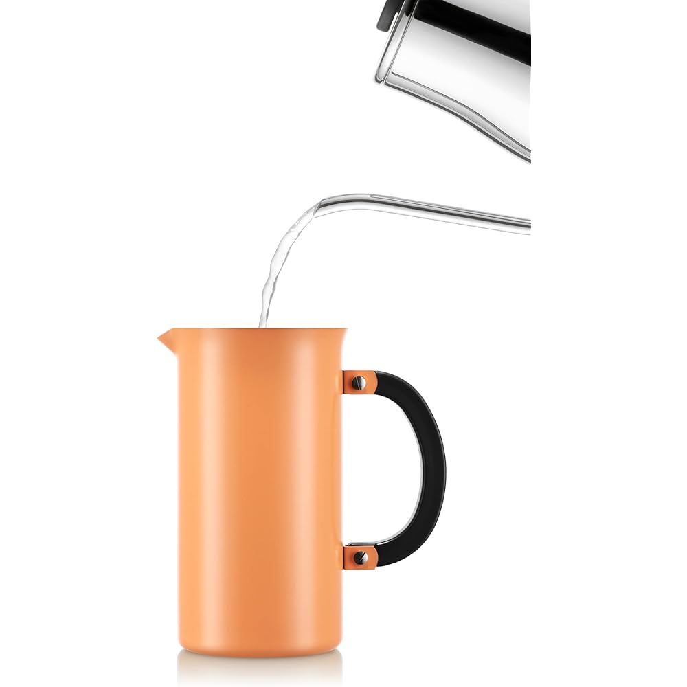 BODUM Bodum Coffee Maker Coffee Press TRIBUTE PRESS Tribute Press French Press Coffee Maker 1000ml Bellini Stainless Steel Filter Glass Beaker Immersion Type Coffee [Genuine Product] 11352-447-Y21