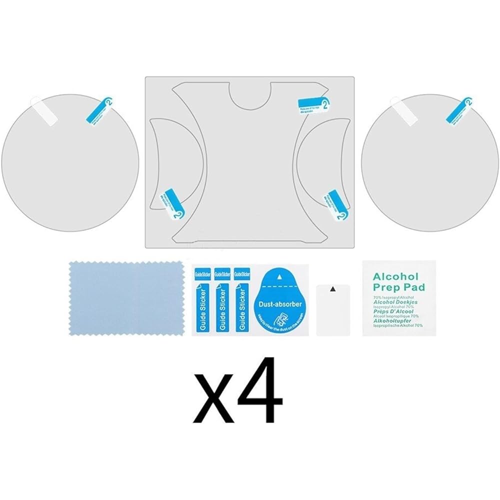 Fits Suzuki GSX1300R Hayabusa 2021 2022 Clear Motorcycle Cluster Scratch Protection Film Protector Instrument (Color : 4pc)