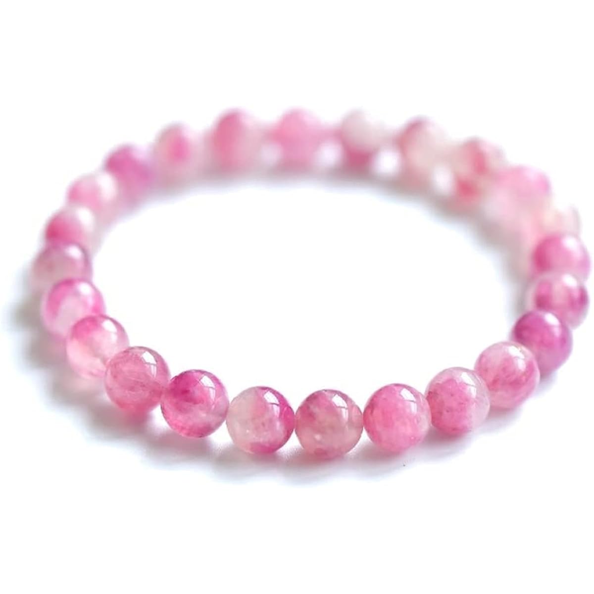 Bracelet Natural Watermelon Stretch Bracelet 8mm 10mm Women Rose Red Round Beads Jewelry 9mm (9mm)