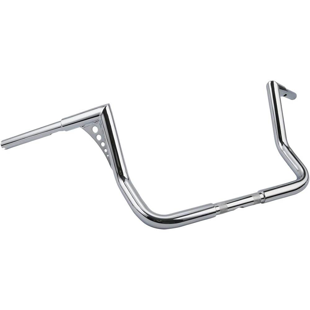 Chorme 12" Rise Ape Hanger Bar 1-1/4" Fat Handlebar for Harley Dresser Bagger Touring