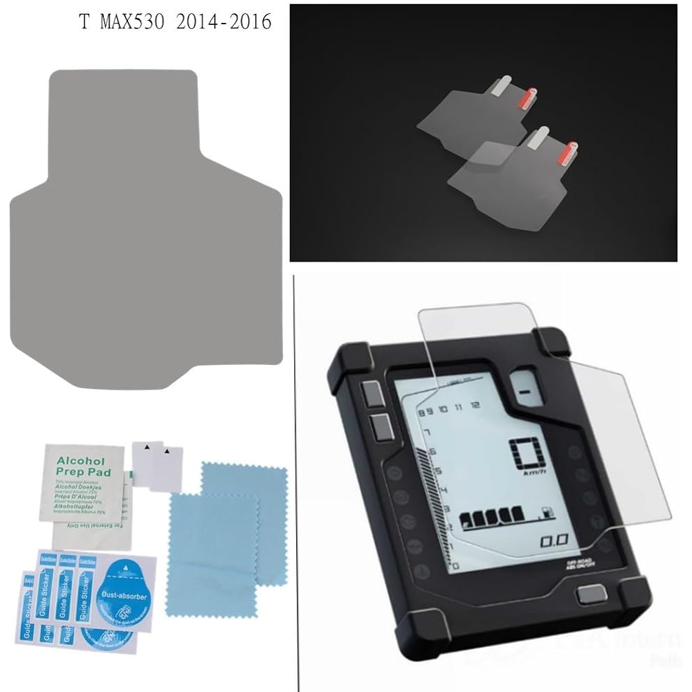 DEMUR Motorcycle Scratch Cluster Screen Dashboard Protection Instrument Film For Yamaha Tenere 700 2019-2023 Dashboard Screen Protector (Size : 5 PCS)