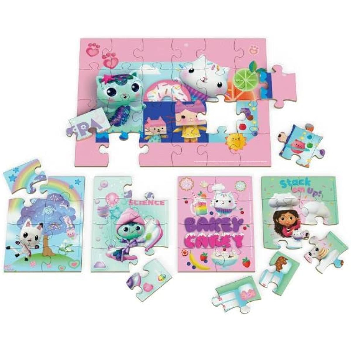 Gabby's Dollhouse Wooden Puzzle