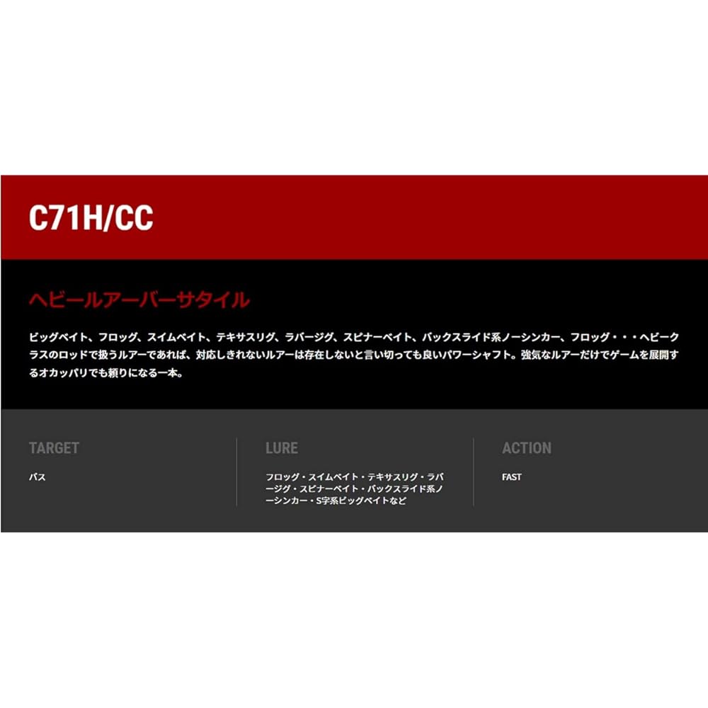 Tailwalk Rod Full Range C71H/CC 15678