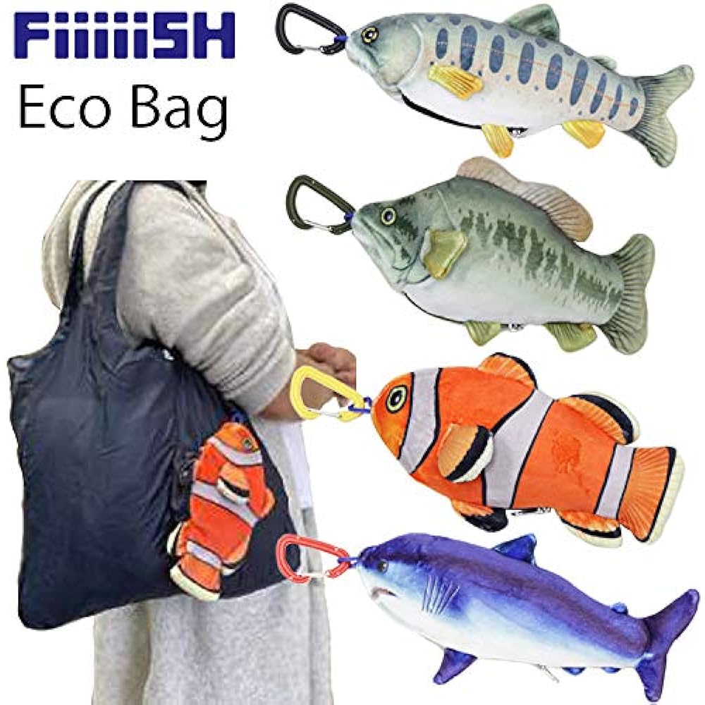 Stream Trail FiiiiiSH Fish Eco Bag (FISH ECO BAG) Bus 35×7×30cm
