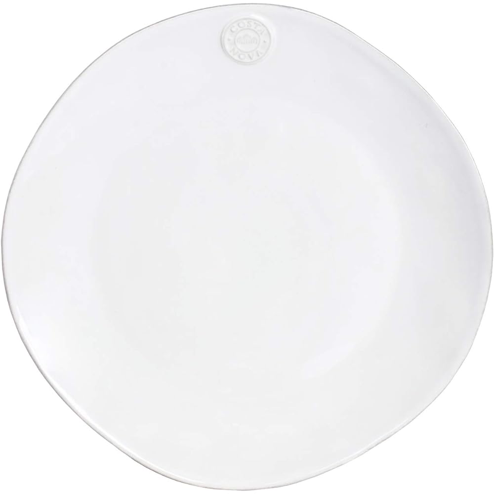 [Regular Imported Product] Costa Nova Nova Plate Large Plate Charger Plate Approx. 33cm Sand Gray Dishwasher Safe Microwave Safe NOP331SG