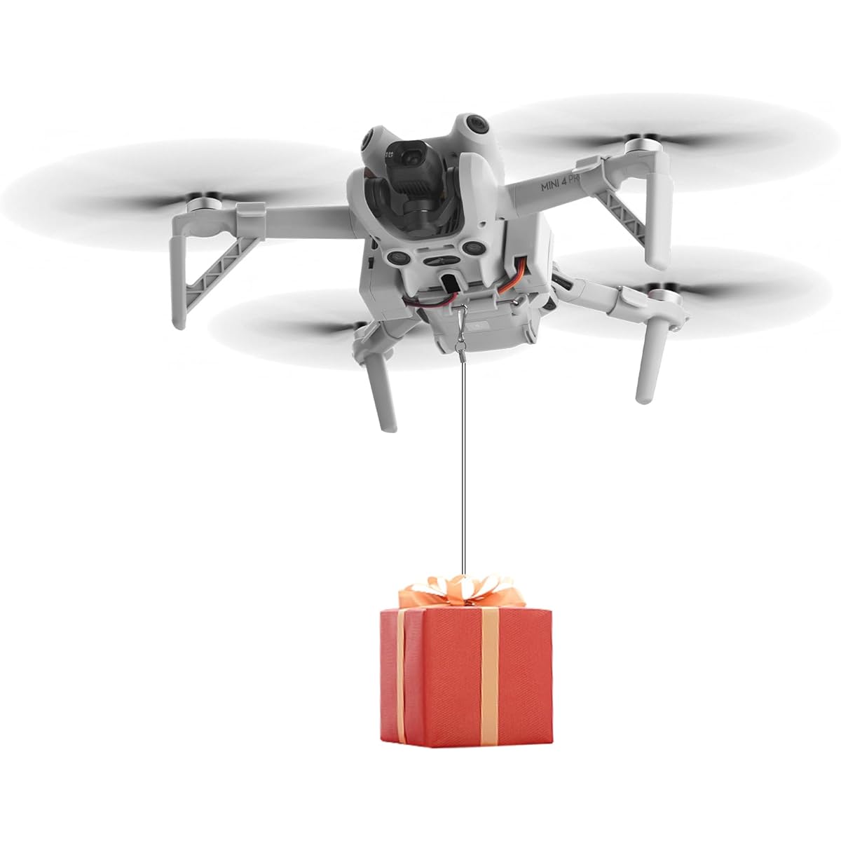 BRDRC Mini 4 Pro Payload Air Drop System Transport Release with Landing Gear Wedding Ring Thrower Fishing Bait Clip for DJI Mavic Mini 4 Pro Accessories