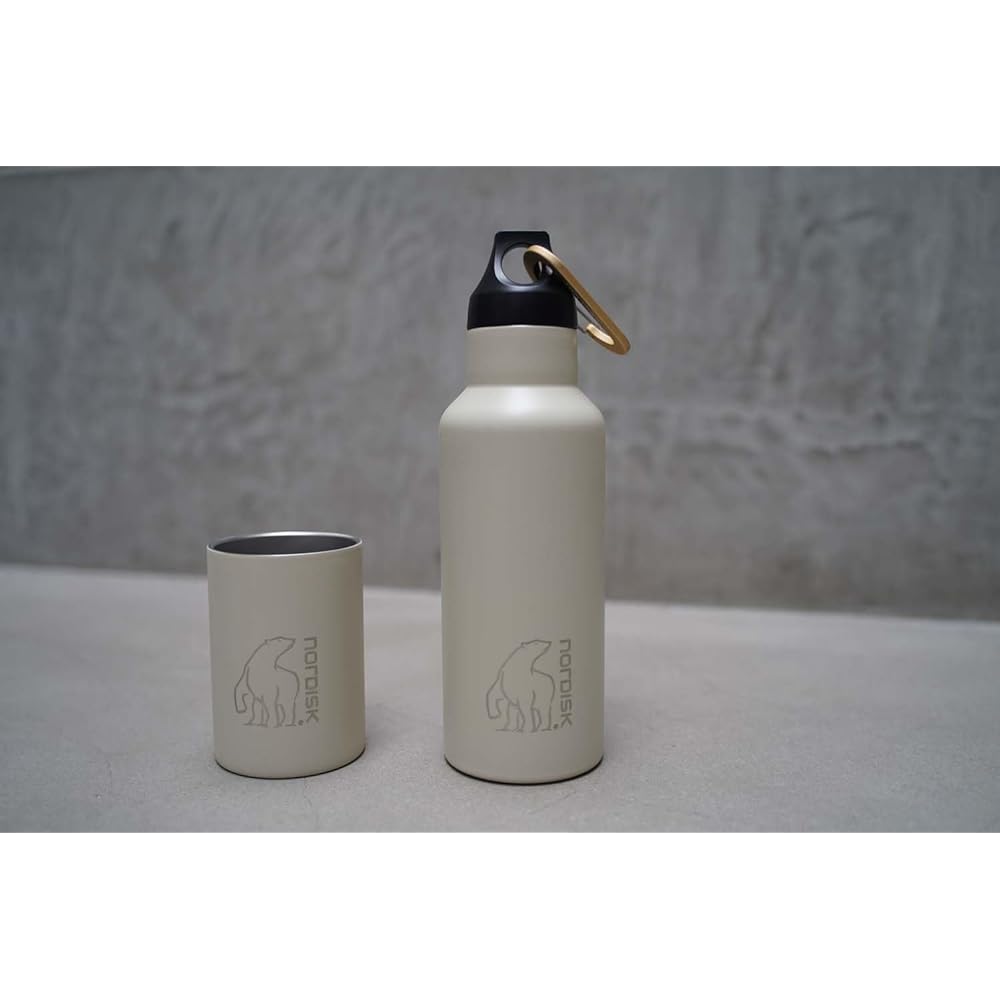 NORDISK Outdoor Camping Cup Thermal/Cold Steel Double Wall Mug 300ml STEEL DOUBLE WALL MUG Sand Shell [Genuine Japanese Product] 122072