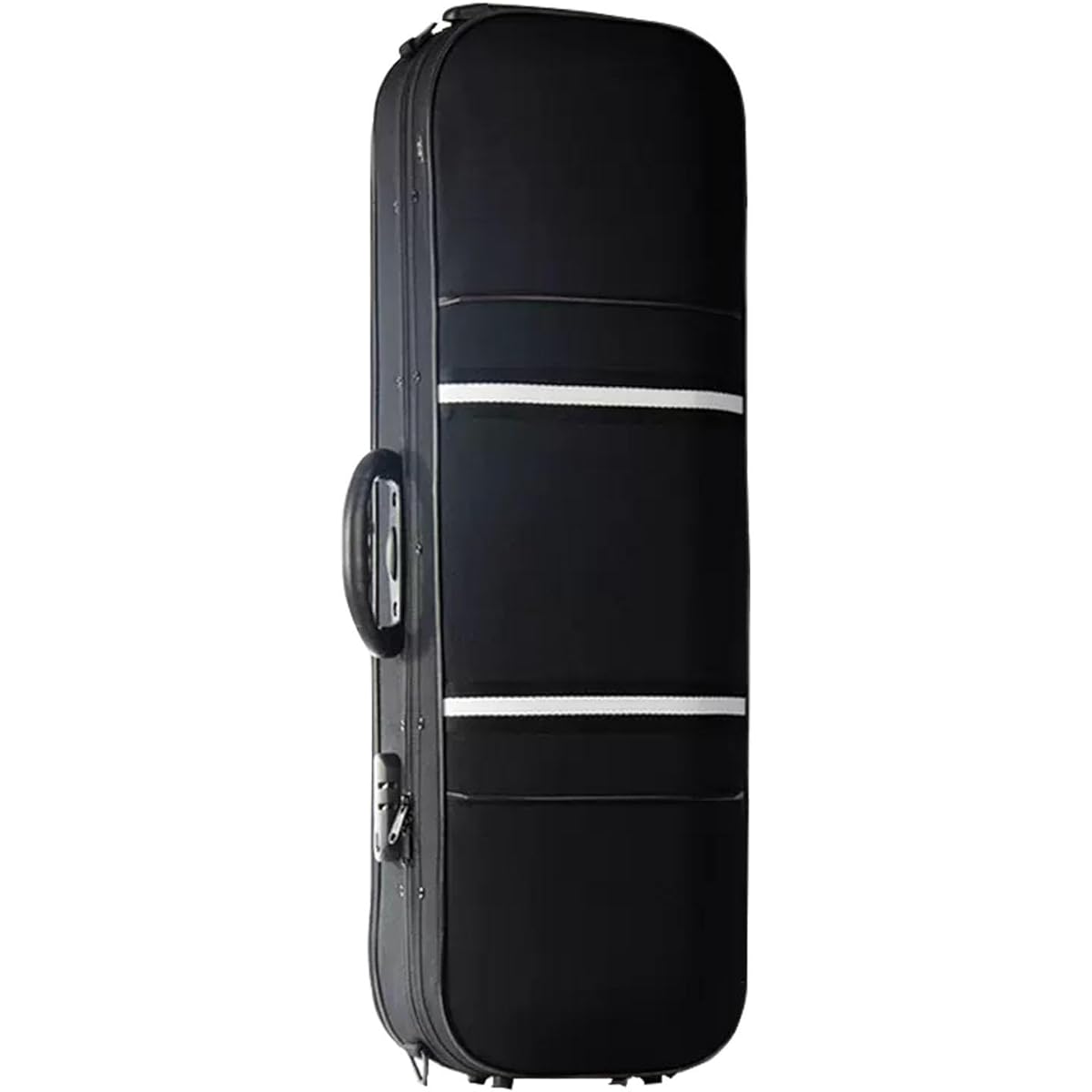 Violin Case, 4/4 Full Size Violin Hard Case with Hygrometer, Portable Lightweight Violin Case Backpack, Violin Backpacks for Violinists, Violin Bag Oxford Cloth, Violin Backpack Carry-On, Black