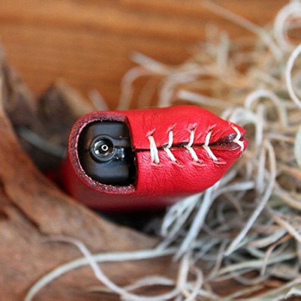 What will be will be & Greenfield SOTO slide gas torch leather cover leather color (red) stitching (generated) handmade natural camping outdoor
