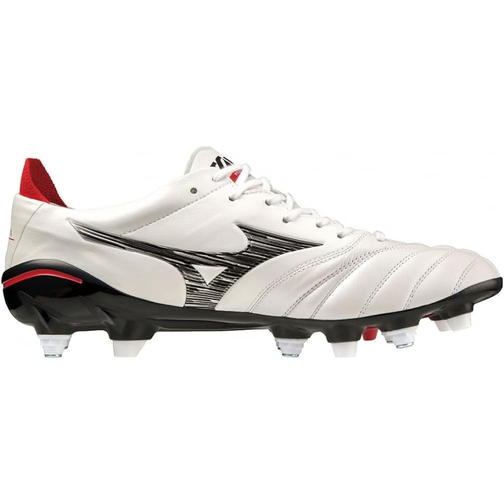 [Mizuno] MORELIA NEO IV JAPAN MIX MORELIA NEO 4 JAPAN MIX P1GC233009 White x Black x Chinese Red Soccer Spikes
