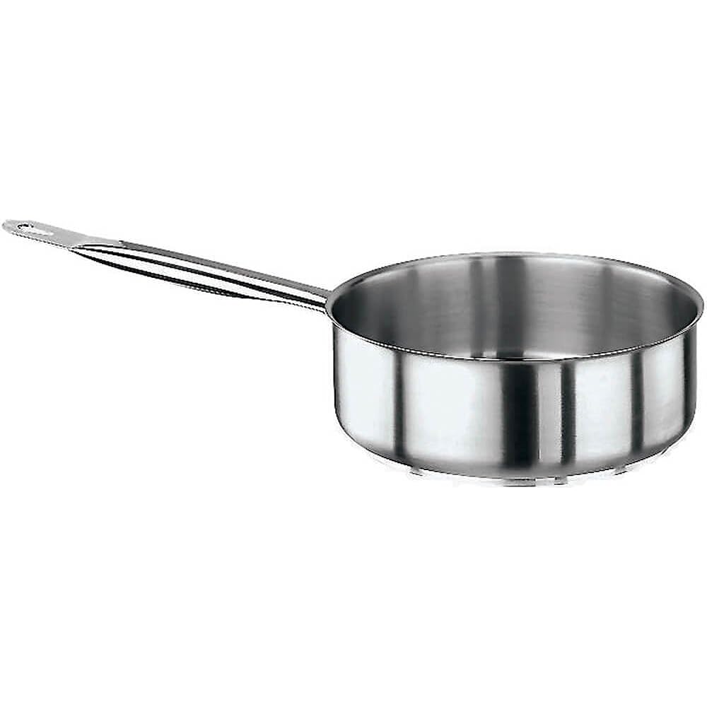 PADERNO One-handed Shallow Pot (No Lid) 1008-16 18-10 Stainless Steel Italy AKTA016