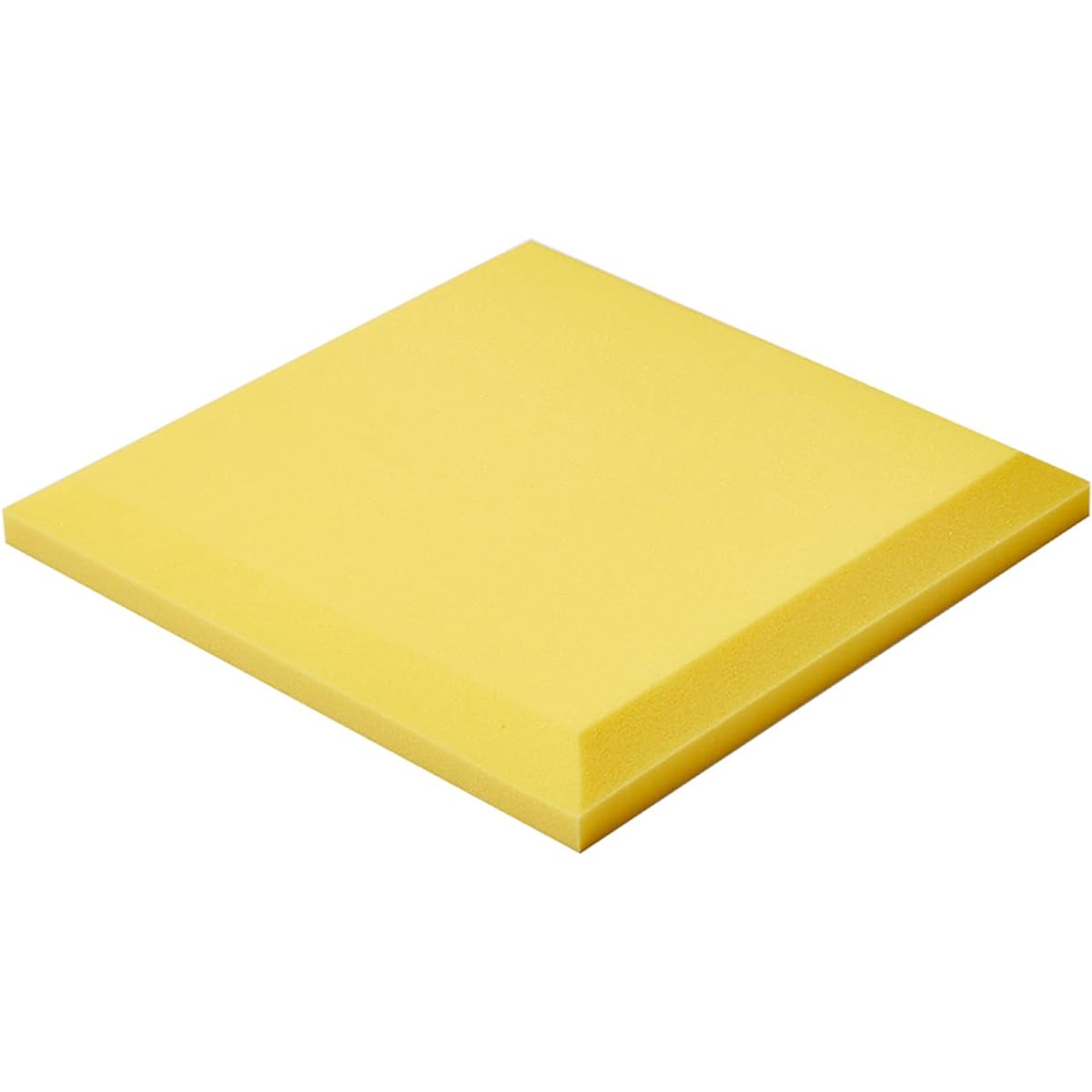 Fireproof Soundproof Foam, Acoustic Foam Wedge Tiles Flame Retardant Soundproof Foam Panels for Home Theater, Professional Theater (Grey 50*50*5CM) (Yellow 50*50*5CM)