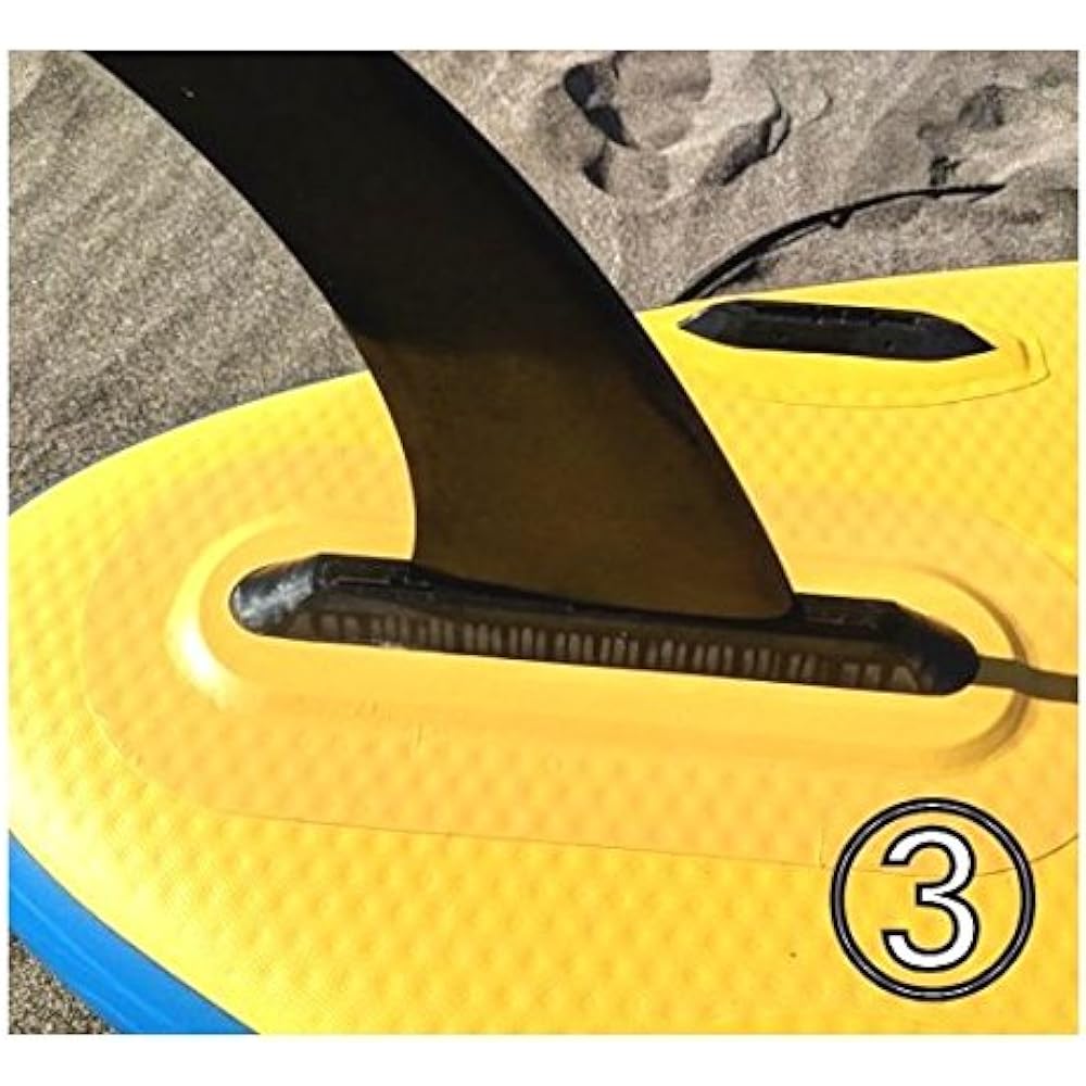 23cm 9” Fin → No screws Toolless Longboard Paddleboard For airSUP Inflatable SUP Ai Click Fin Eye