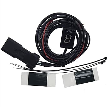 Speed Display Meter Motorcycle LCD Electronics 6 Speed 1-6 Level Gear Indicator Digital Gear Meter for Ducati Monster 696 795 Non-ABS and ABS Models