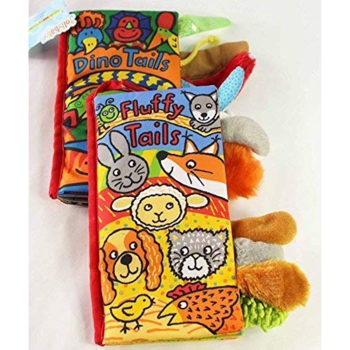 Jollybaby Animal 3D Tail Cloth Binding Baby Early Learning Educational Book Toy