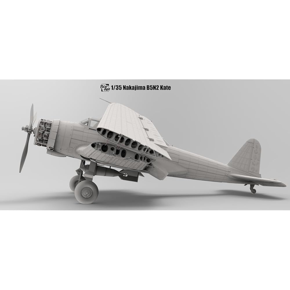 Border Model 1/35 Type 97 Carrier Attack Aircraft w/Full Interior Plastic Model BF005
