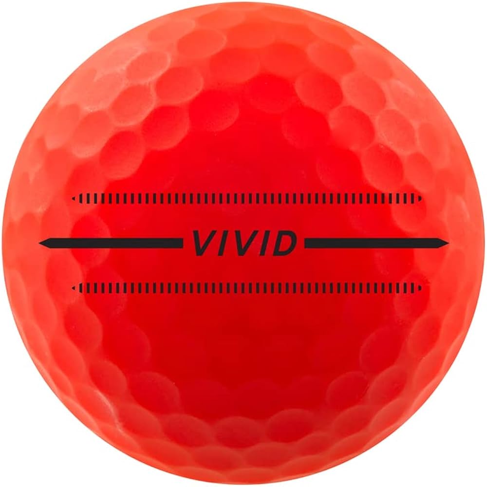 Volvik Golf Balls VIVID Ladies' Day Red 1 Dozen 12 Balls