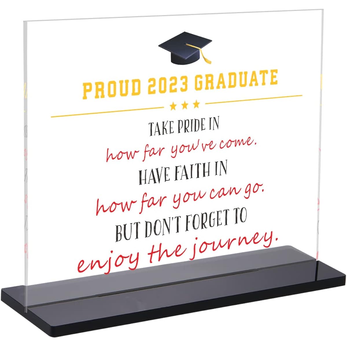 Graduation Decorations 2023 Graduation Gifts for Her Him Senior High School College University Student Graduation Desk Decor Signs from Daughter Son Dad Mom
