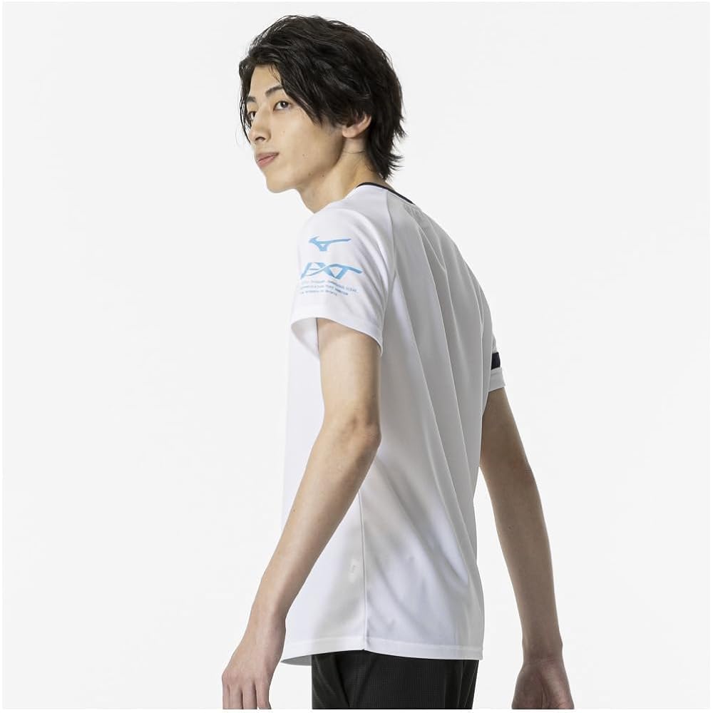[Mizuno] Training Wear N-XT Short Sleeve T-Shirt Sweat Absorbent Quick Drying Stain Resistant Antibacterial Odor Resistant 32JAA720