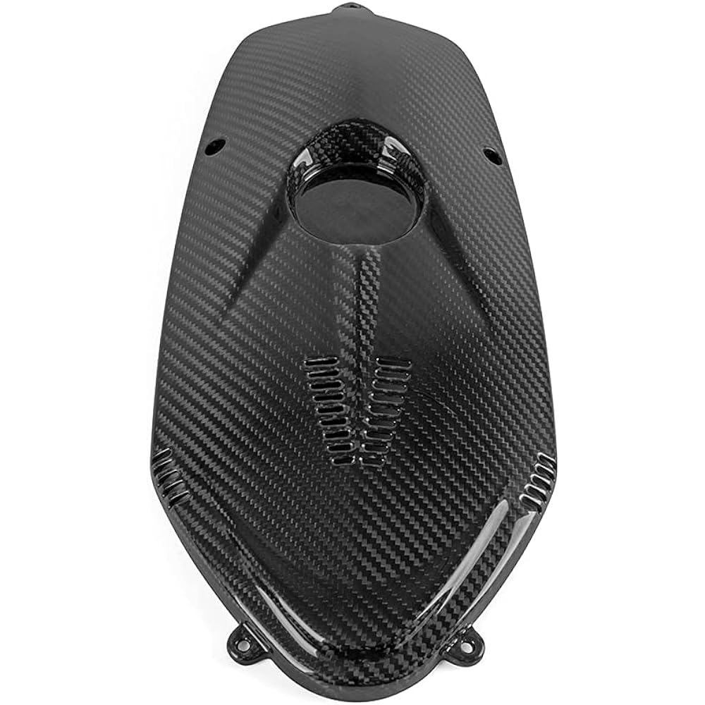 MOTO4U Motorcycle Front Engine Case Cover Radiator Grille Cover Guard Accessories 100% Carbon Fiber Carbon Fiber Breastplate Protection Water Cooler Cover for R nineT R 9T RNINET R NINE T Glossy