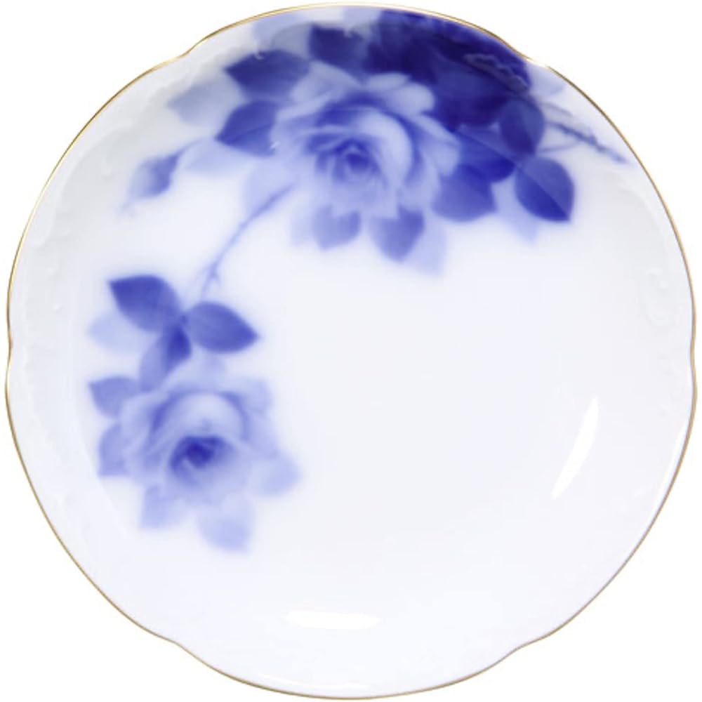 Okura Toen Blue Rose (8011) 15cm plate pair set 54hr/8011