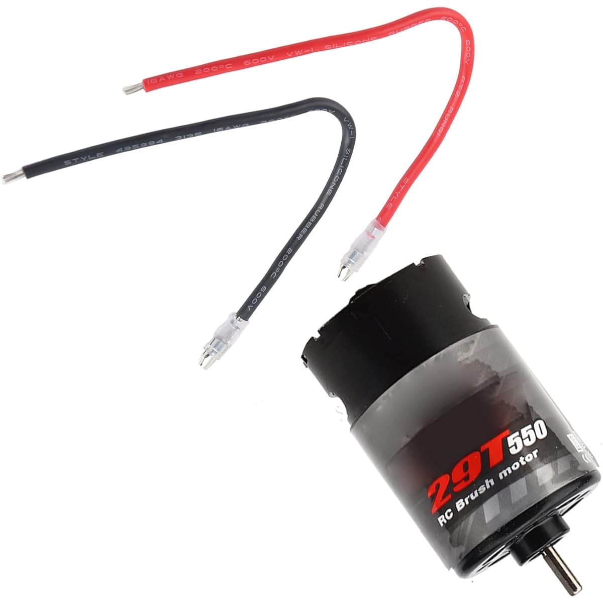 POCREATION Brushed Motor 12T 21T 29T 35T 550 High Precision Ball Bearing RC Brushed Motor Multi-Pole Winding High Accuracy Low Noise Motor for 4 RC Car Models (29T)