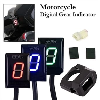 Speed Display Meter Motorcycle 1-6 Level EFI Speed Gear Display Indicator Aluminum ECU Gear For Honda CBR CBR300 CBR1000R CBF500 NC400X NC700 VT400