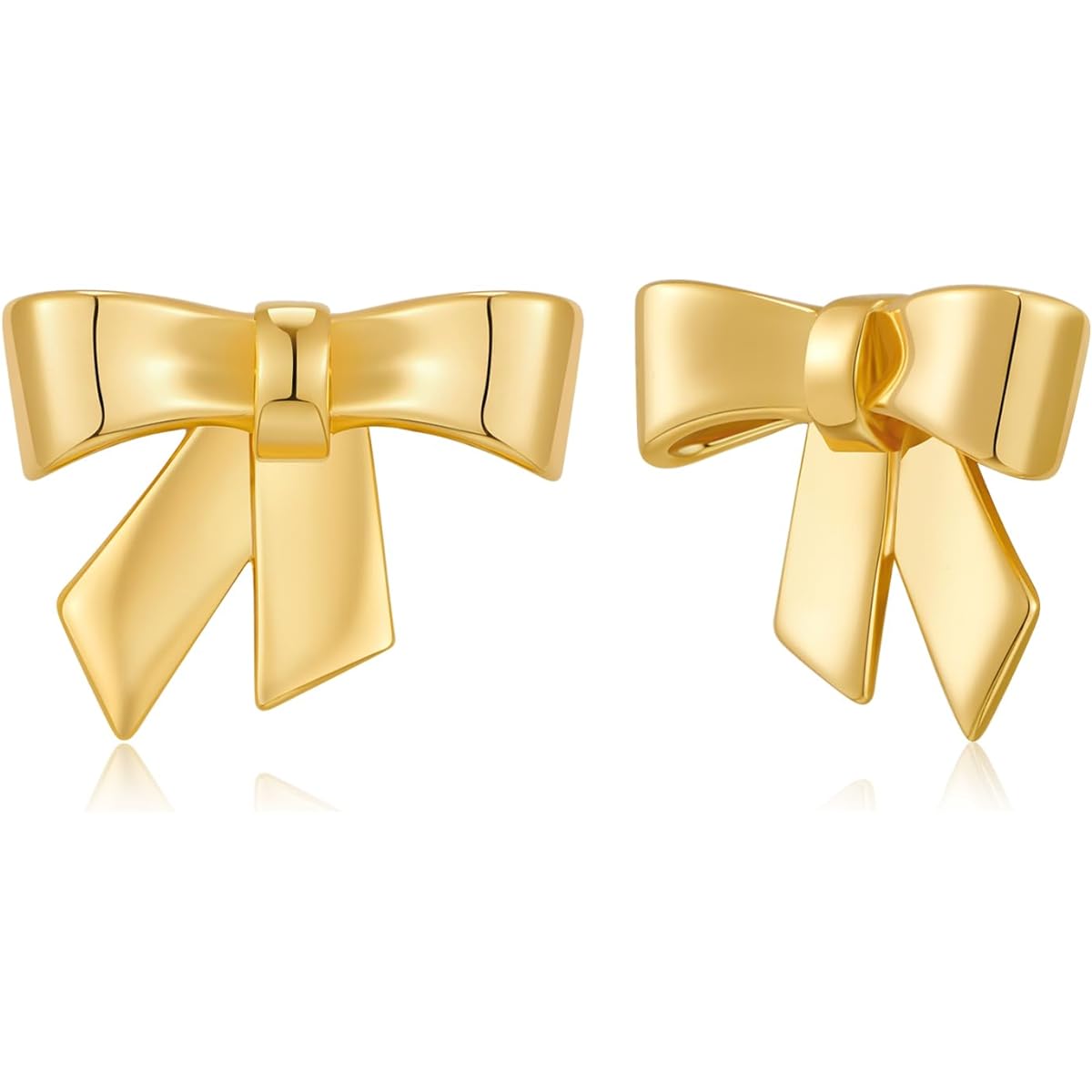 INNERDIVA Bow Earrings for Women, Bow Stud Earrings, Cute Bow Earrings, Statement Bow Stud Earrings, Christmas Earrings, Christmas Gifts