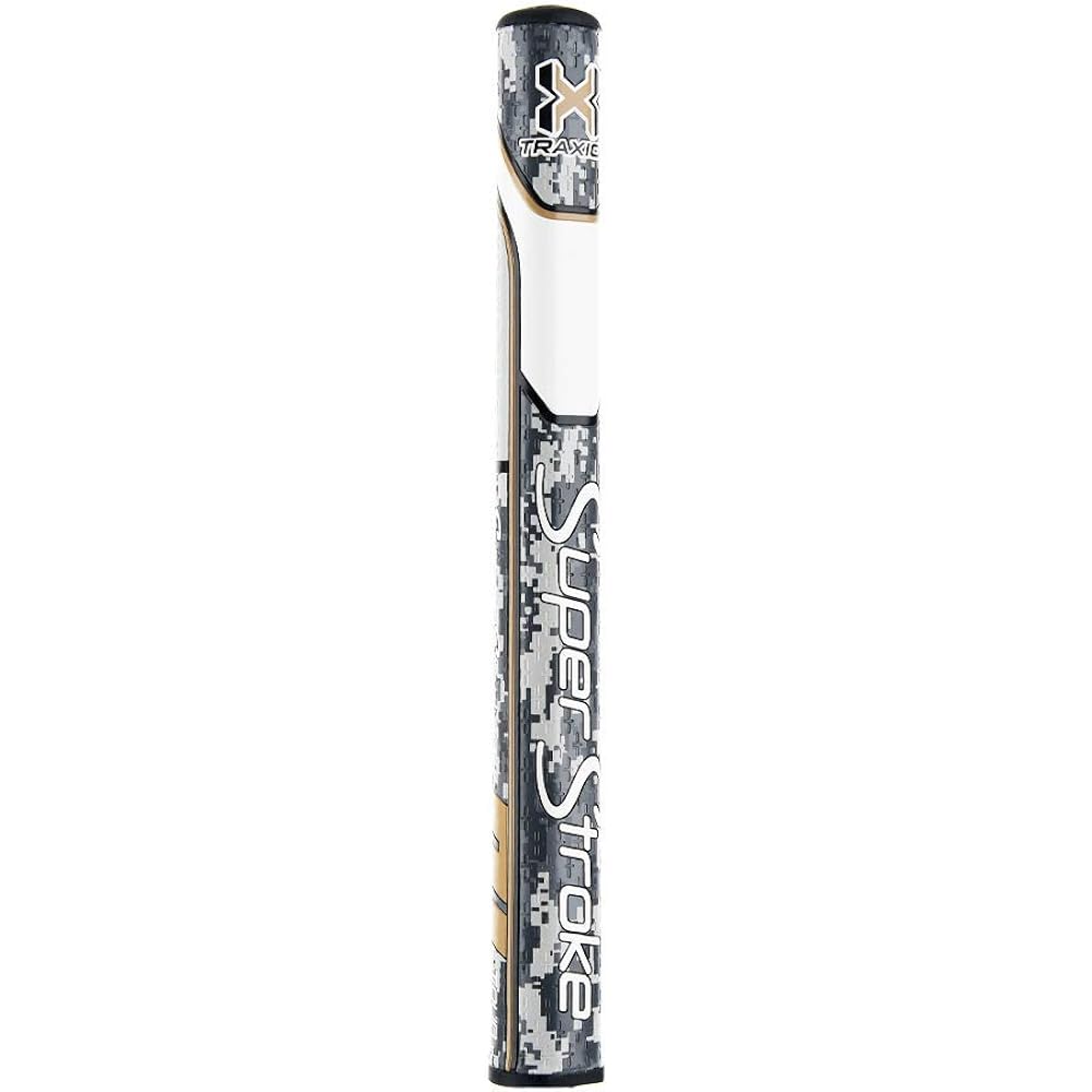 SuperStroke Traxion Tour Golf Putter Grip | Advanced surface texture improves feedback and tack | Unique parallel design minimizes grip pressure.