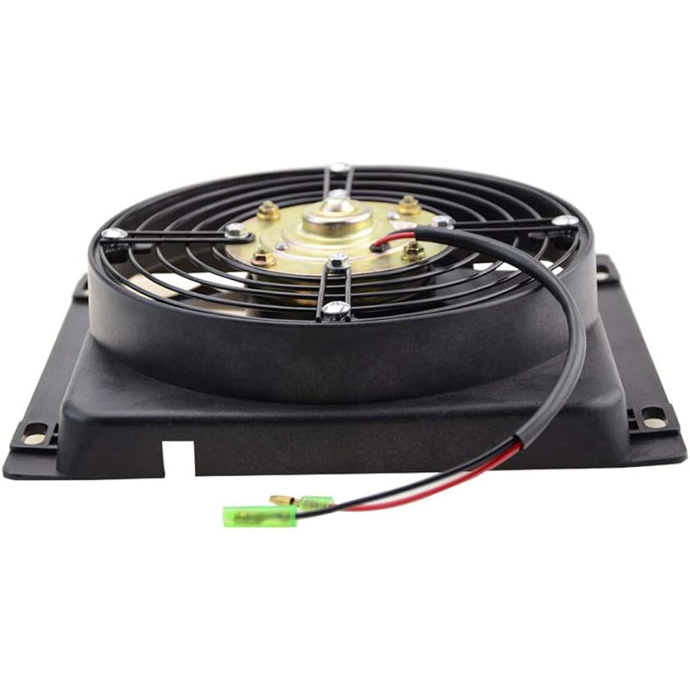 GOOFIT Square Radiator Cooling Fan 250cc Water Cooling Engine for ATV Quad Go Kart Scooter