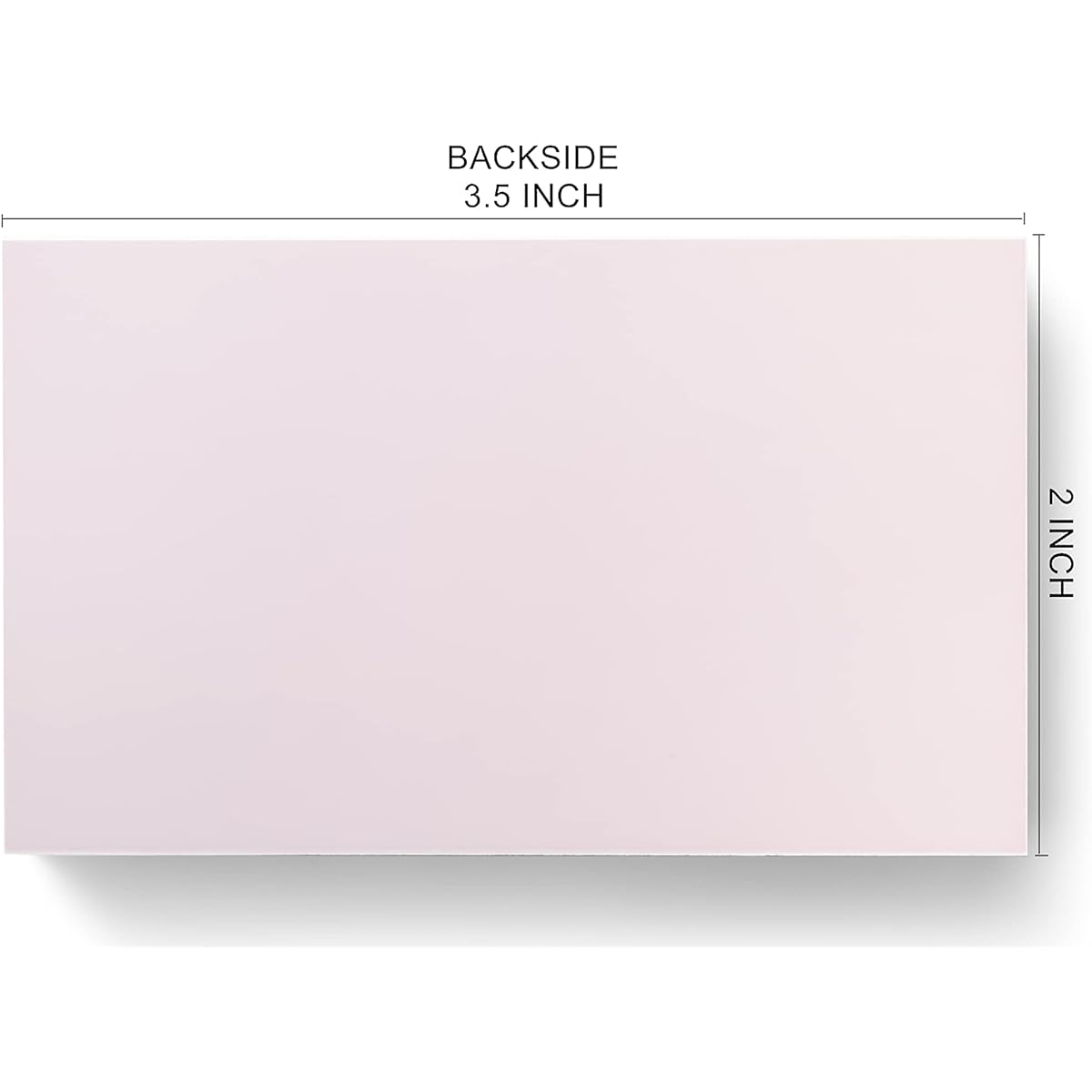 RXBC2011 Thank You for Your Purchase Small Cards Order Cards Package Inserts for Online Business 100 Pack Pink