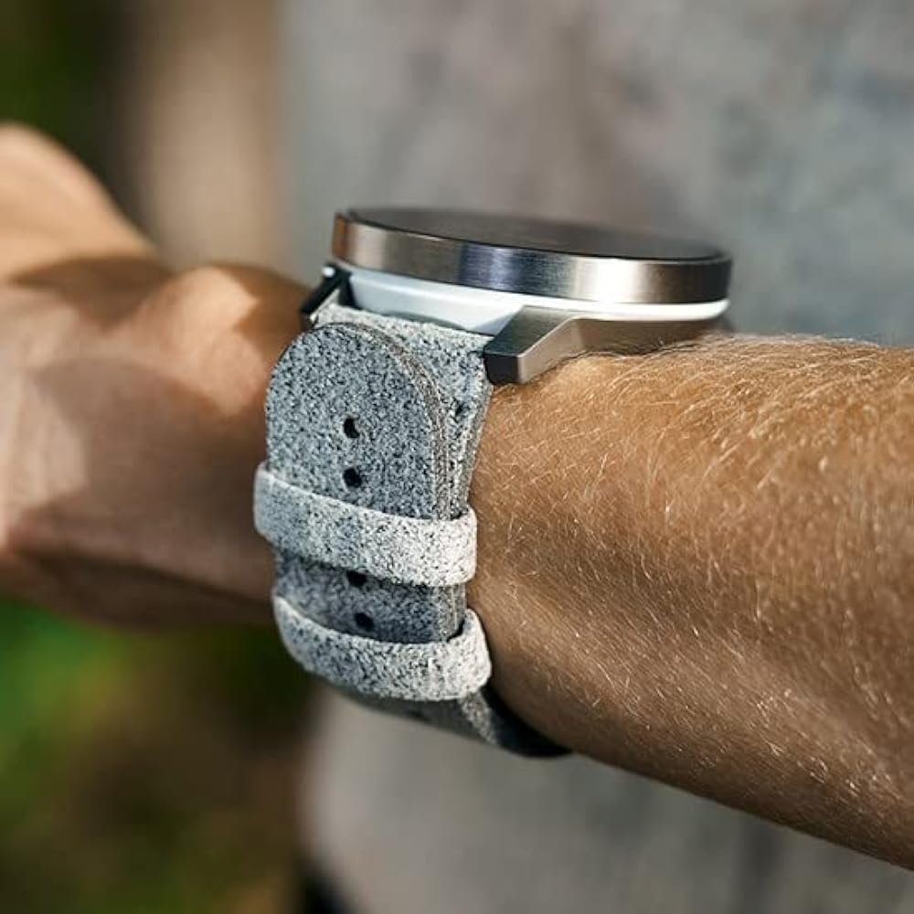 SUUNTO Replacement Band Strap 22MM URBAN 5 SUUNTO 9 PERK PRO/9 PEAK/5 PEAK Compatible STONE GRAY Microfiber M