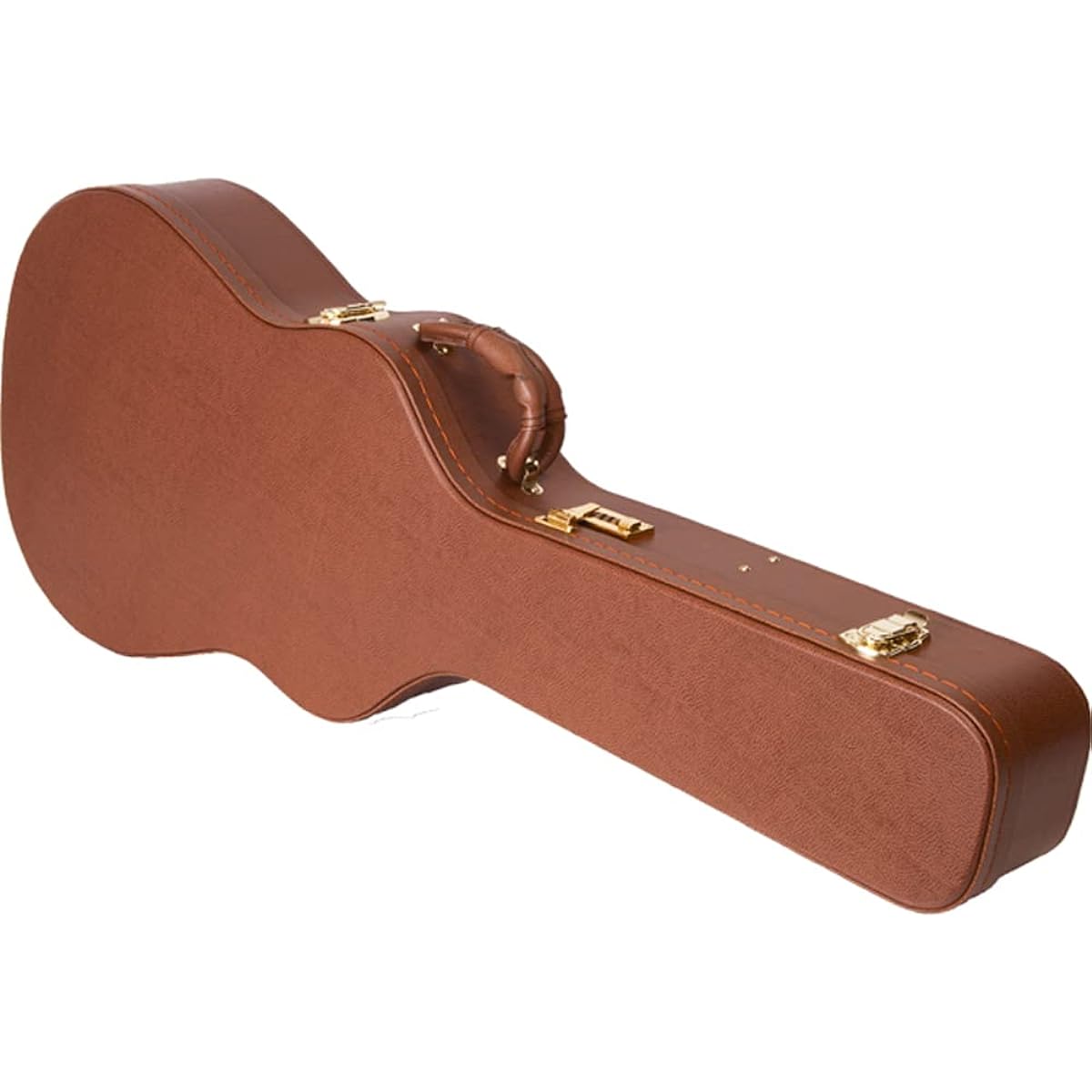 KC classical guitar hard case G-130 (brown leather with lock)