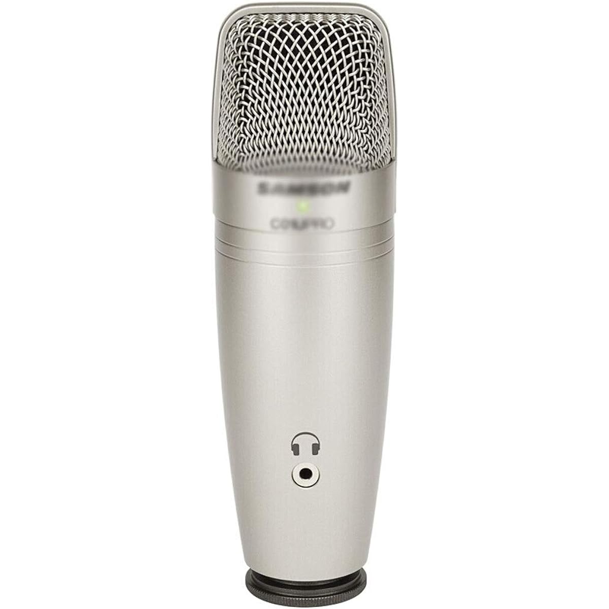 Microphone, Samson USB Studio Condenser Microphone, Broadcast Large Diaphragm Condenser Microphone with Real-time Monitoring