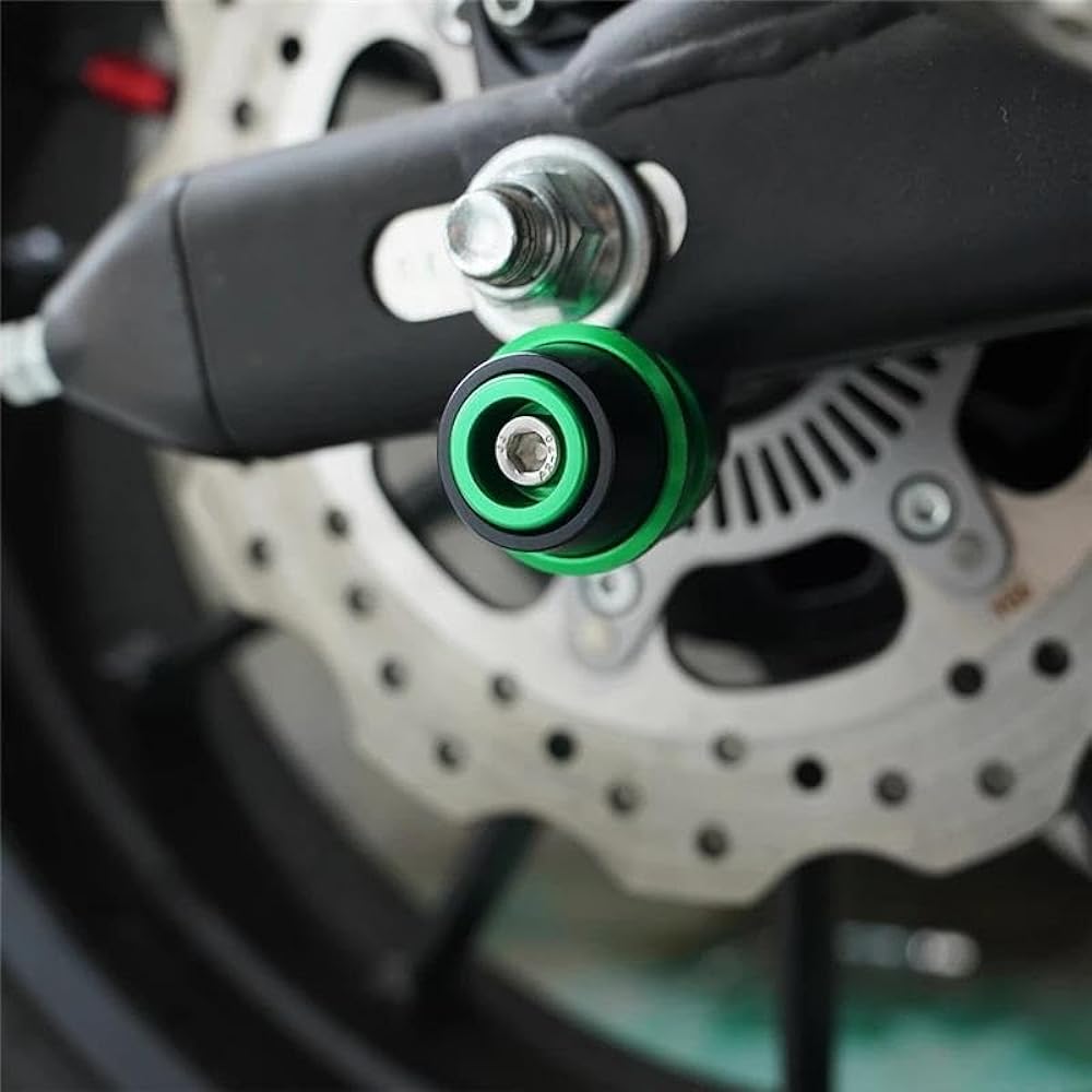 Motorcycle Bobbin Slider Stand 10mm Motorcycle Accessories Swing Arm Slider Spool Stand Screw Cover For Z750 Z 750 Z750 2007-2011 (Color: J)