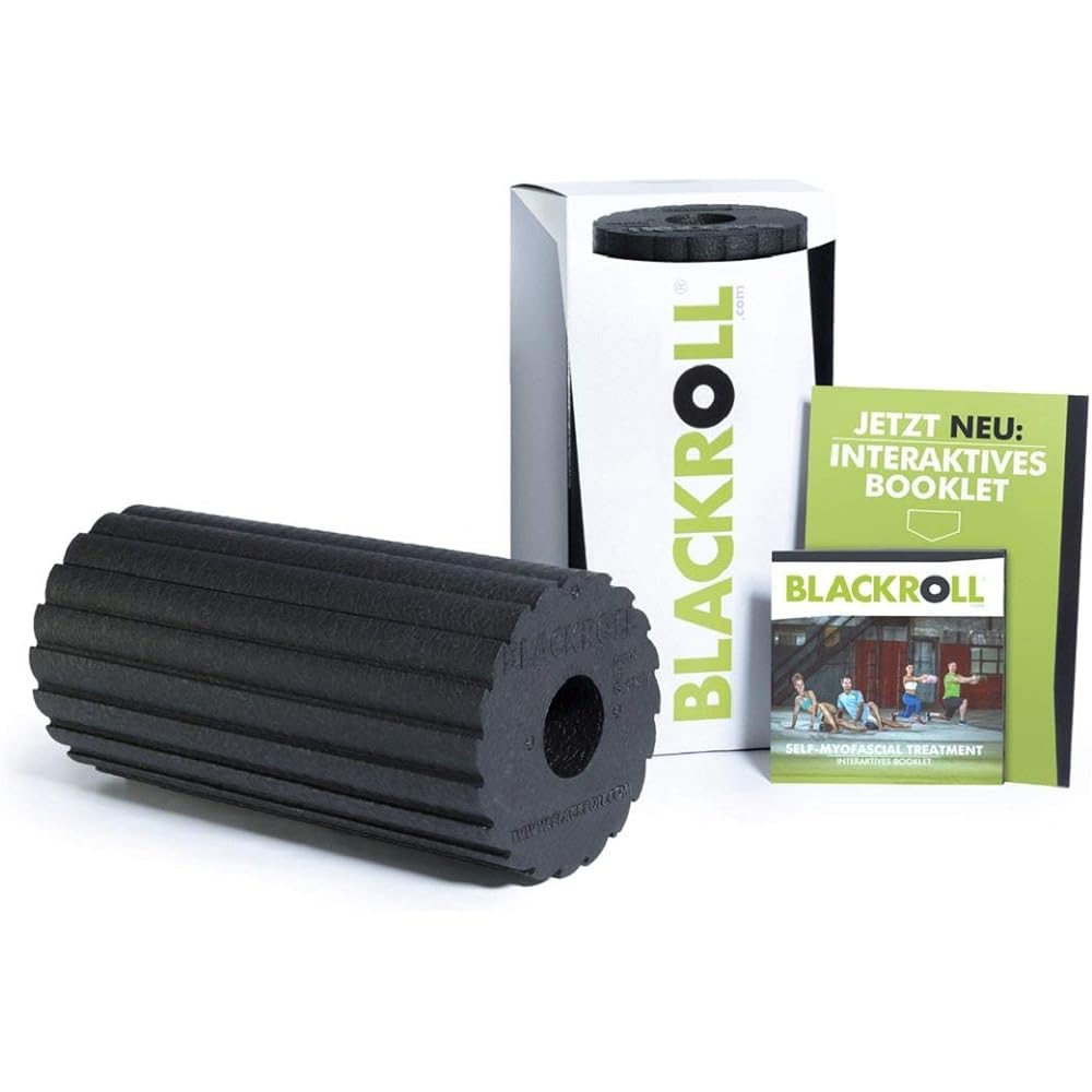 Black Roll Foam Roller FLOW STANDARD Black Made in Germany 180g 30cm x 15cm (Japanese genuine product)