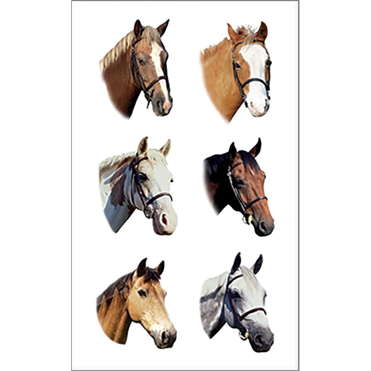 Playhouse Handsome Horse Sticker Sheet for Arts Crafts Collectibles Single ST-7008
