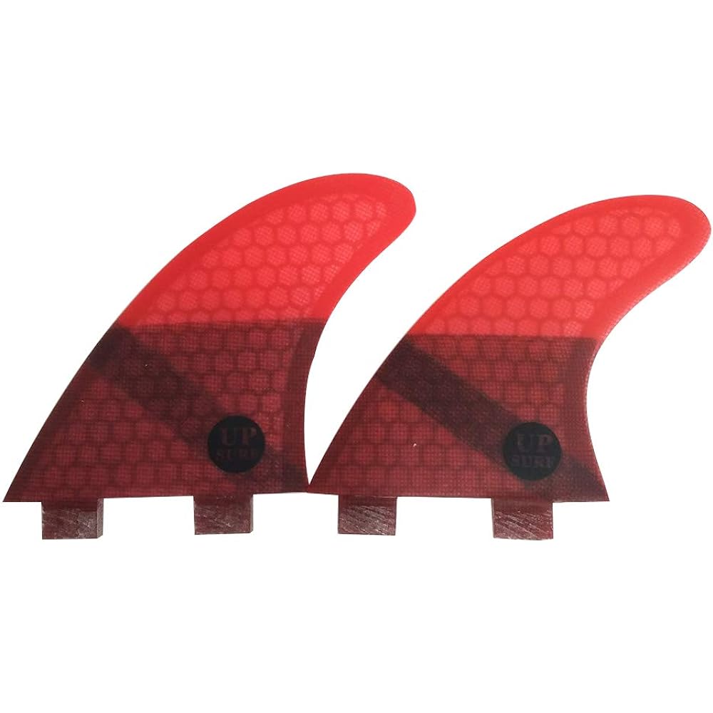UPSURF Surfboard Fins Double Tabs K2.1 Size Set of 4 Surfing
