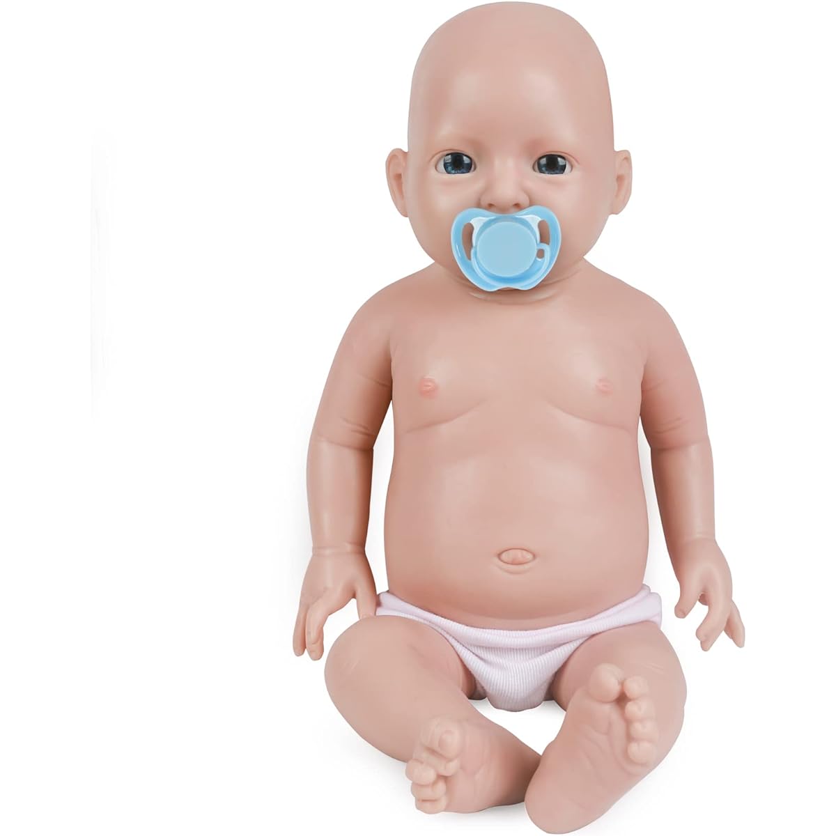IVITA 20 Inch Platinum Full Silicone Baby Doll Boy Not Vinyl Material Real Baby Doll Soft Silicone Realistic Baby Doll