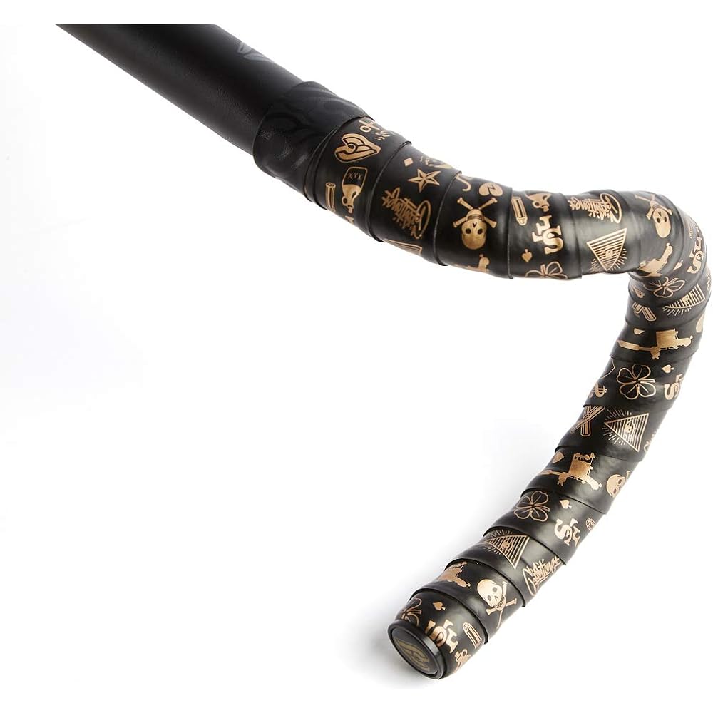 cinelli Bicycle MTB BMX Mountain Road Bike Handlebar Tape MIKE GIANT VOLEE GOLD NMVLMGG Black one size