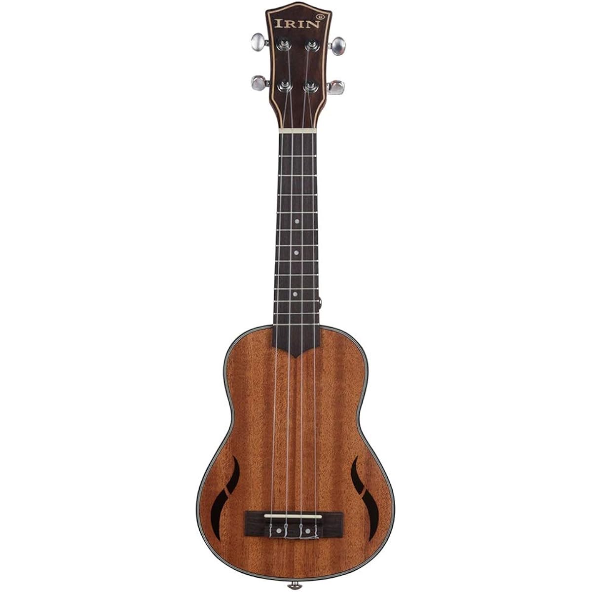 Ukulele 21 inch Mahogany Ukelelen Hawaii Guitar for Kids and Music Beginners Natural Easy to carry anywhere (Color: Natural, Size: 21 inches)