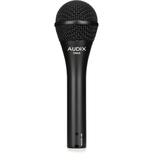 AUDIX OM6 Vocal Live Singing Recording Studio Recording Handheld Dynamic Microphone Super Cardioid Black