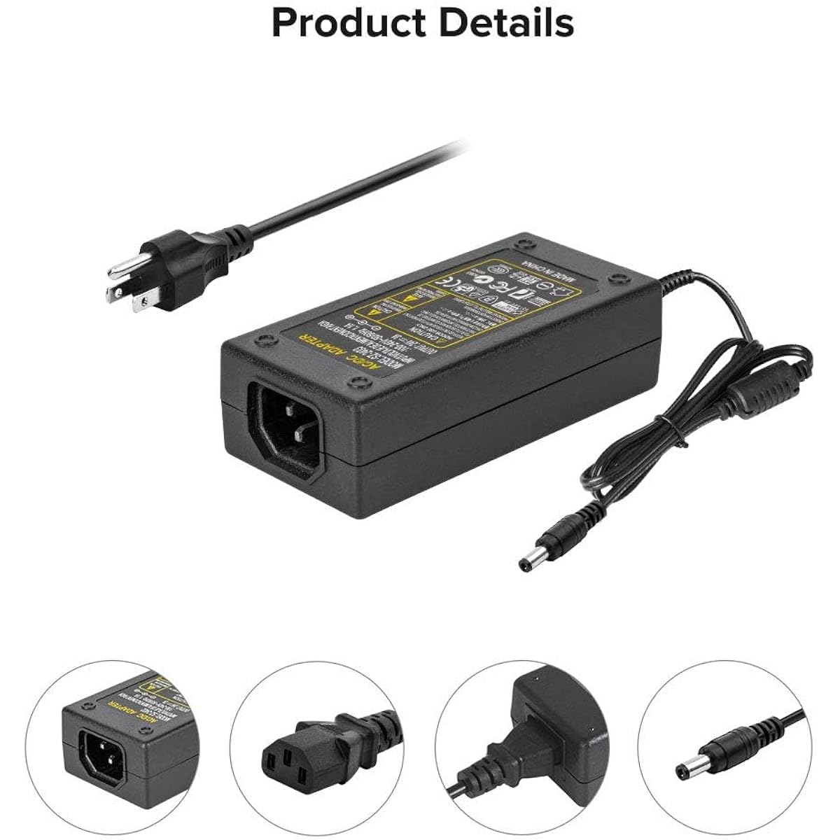 Beelink/TRIGKEY Mini PC 19V 3A Power Adapter (Input AC 100V-240V, Output DC 19 Volts, 3 Amps 57 Watts) for DC Universal Security Camera Router 2023