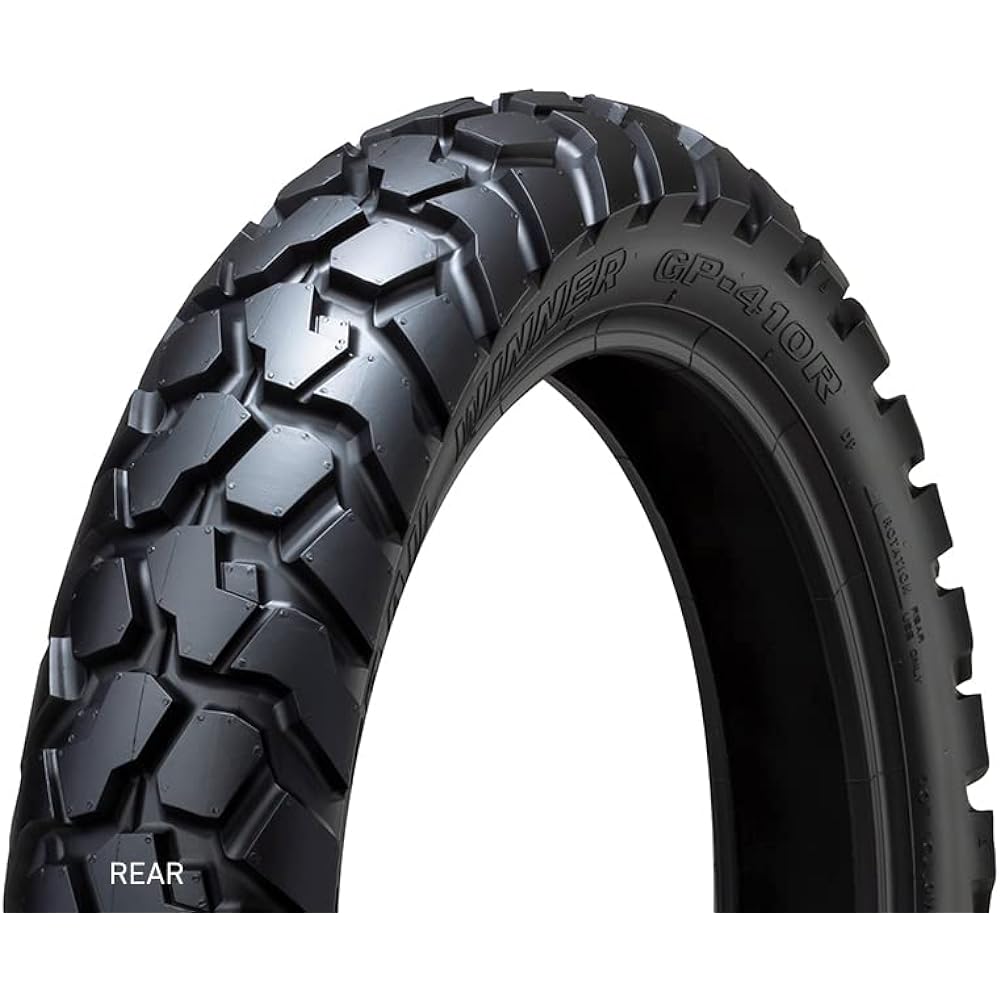 iRC Tire IRC 111391 GP-410 120/90-16 M/C 63P WT (Tube Type) Rear